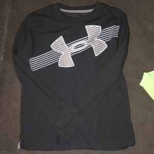 Black long sleeve boys long sleeve tee